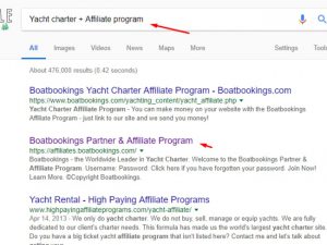 Affiliate marketing in Google